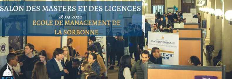 Salon des Licences et des Masters 2020 de l'École de Management de la