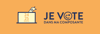 Je vote dans ma composante les 24 et 25 novembre