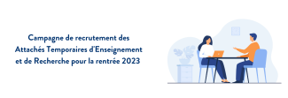 Campagne de recrutement des ATER 2023